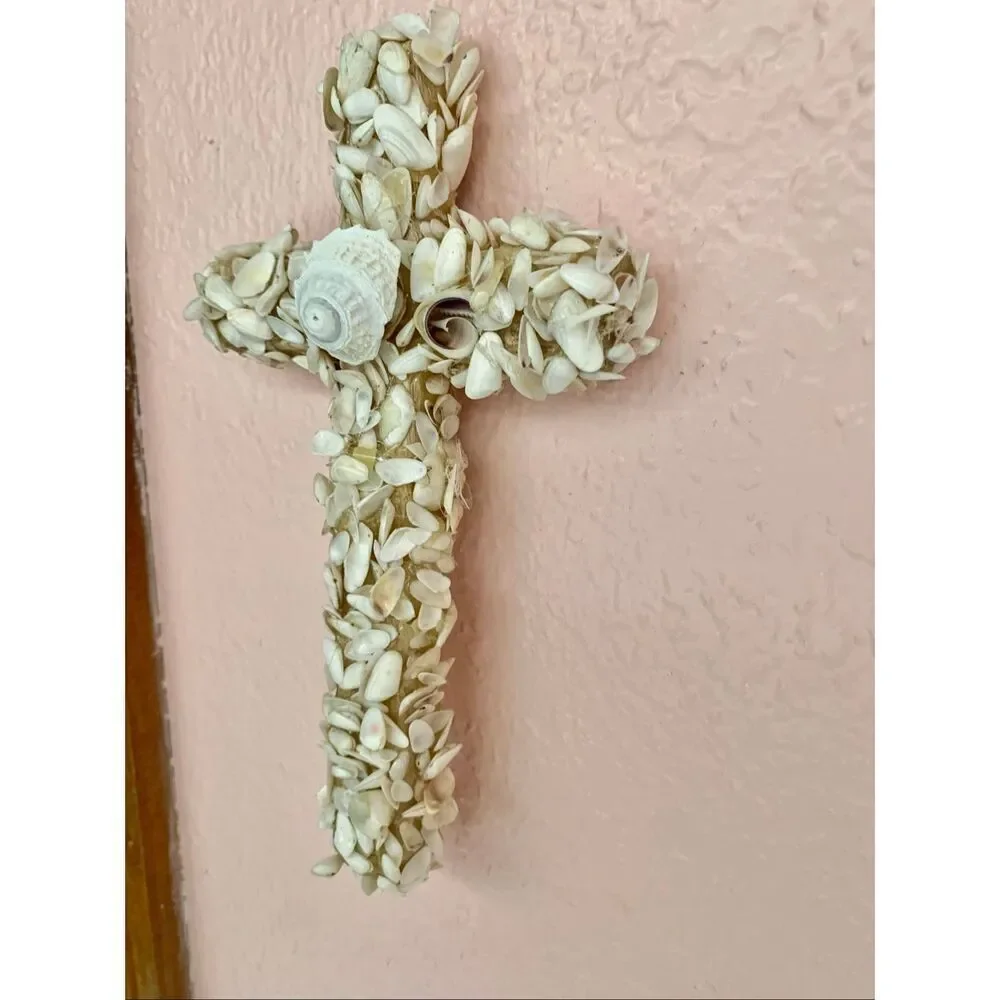 Cross Handmade with Shells #fairh